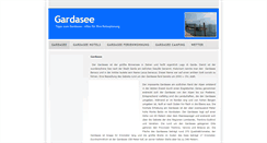 Desktop Screenshot of gardasee-tipps.de